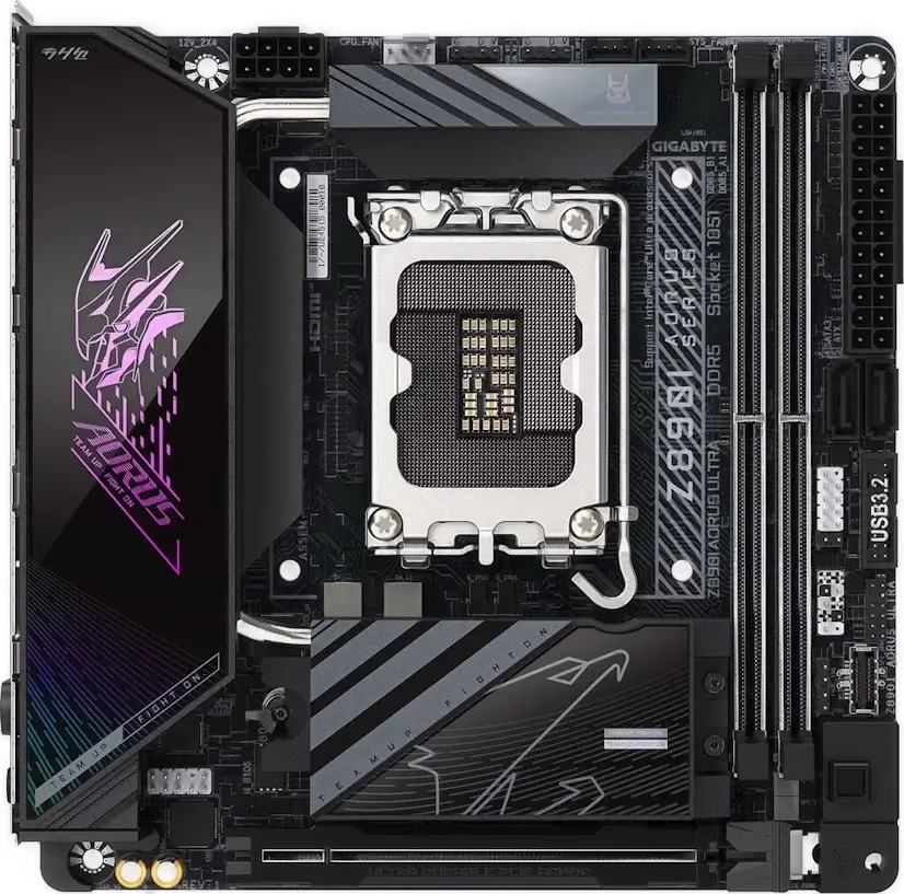 Montaje Placas Base Gigabyte Z890I AORUS ULTRA Gaming PC Majadahonda Montaje Placa Base Gigabyte Z890I AORUS ULTRA Gaming PC Majadahonda